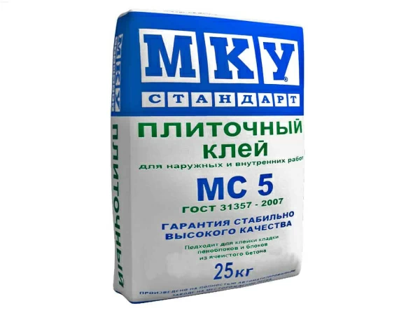 Плиточный клей МКУ МС-5