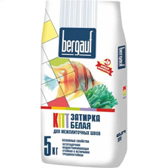 Затирка Bergauf Kitt, белая, 5 кг