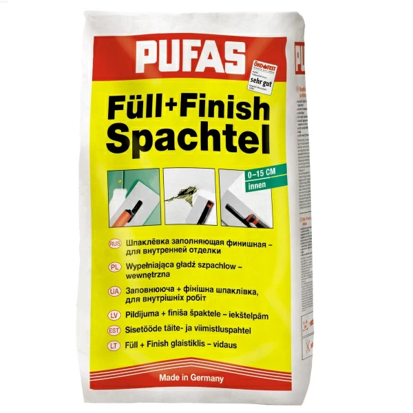 Шпатлевка PUFAS Full+Finish Spachtel №1, 5 кг