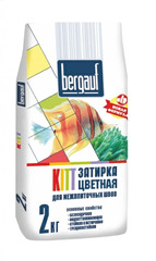 Затирка Bergauf Kitt, белая, 2 кг