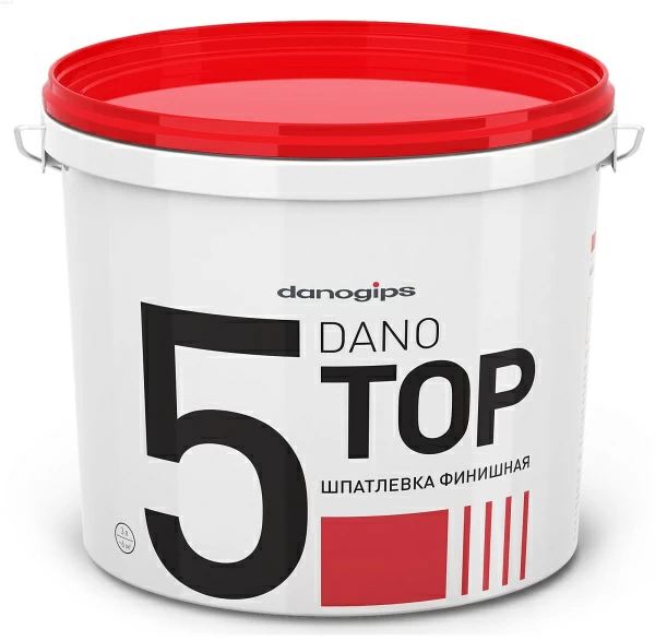Шпатлевка финишная DANO TOP 5 10л/16,5 кг