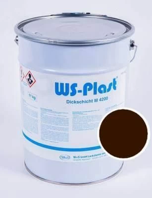 Краска WS-Plast Арт. 0054, шоколад, матовая, акриловая