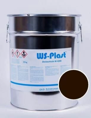 Краска WS-Plast Арт. 0058, шоколад, матовая, акриловая