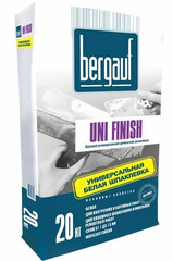 Шпаклевка цементная базовая Bergauf Uni Finish, 20 кг