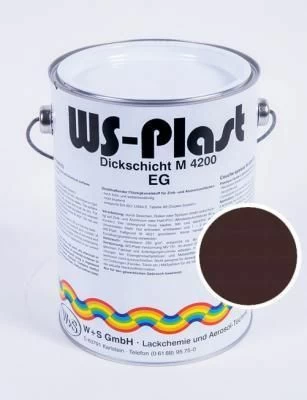 Краска WS-Plast Арт. 0053, шоколад, матовая, акриловая